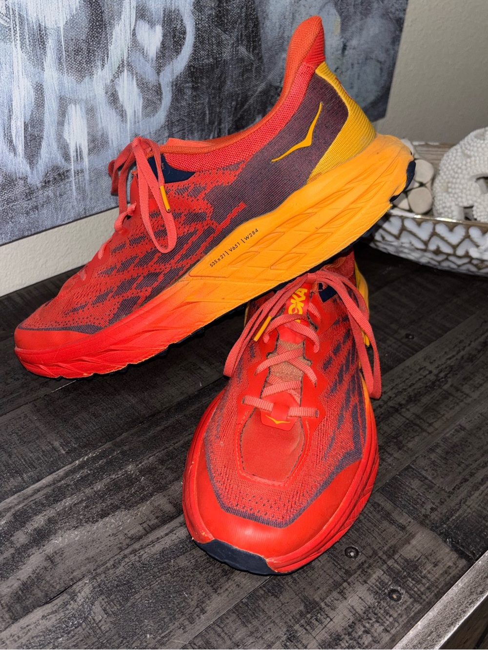 Hoka Speedgoat 5 trail running shoes MENS SZ 12 - Picture 7 of 16